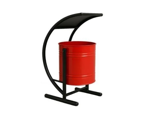 سطل زباله پارکی چدنی مدل SP-1005